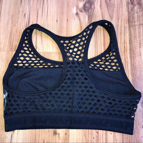 Victoria Secret PINK Green Camo Sports Bra Small - Picture 2 of 13